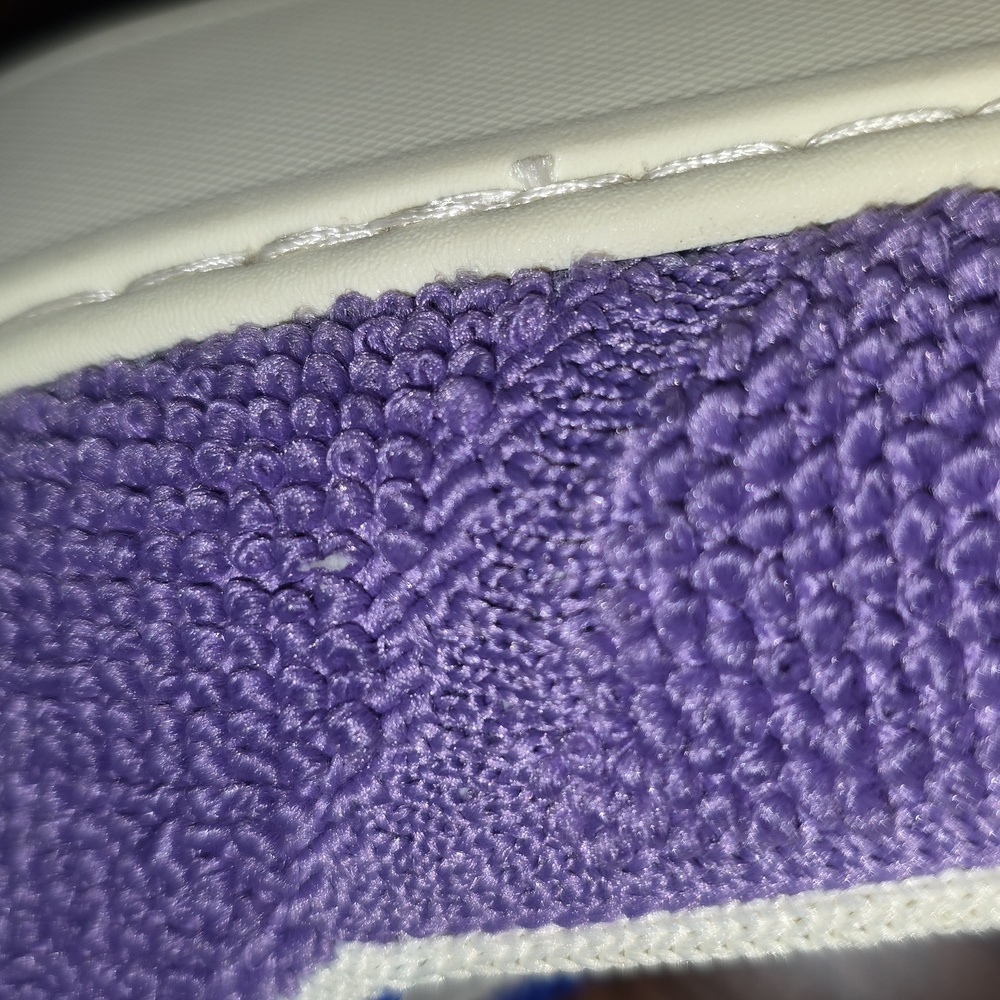 Rothys Amethyst Purple Terry Slip On Sneakers Shoes Cute Comfy Womens size 6 - Picture 6 of 13